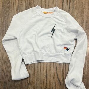 Aviator Nation White Sweatshirt